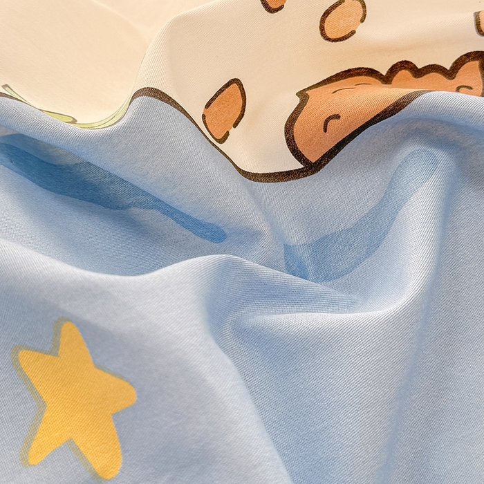 91家纺网 家纺一手货源 找家纺 绵庭家纺 2025新款12868全棉套件单品系列二单被套 太空旅行