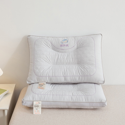 91家纺网 家纺一手货源 找家纺 萌番宝 2025新款卡通猫肚枕枕头枕芯 猫肚枕灰色