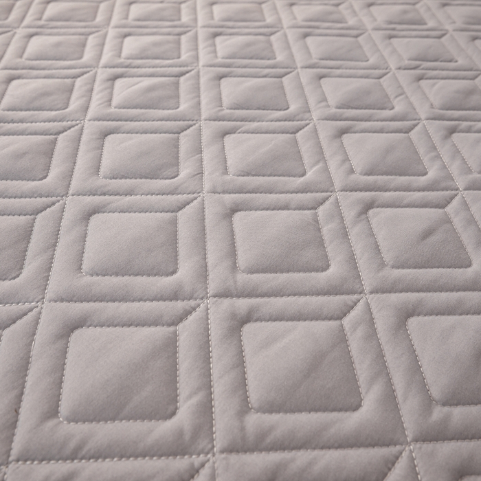 91家纺网 家纺一手货源 找家纺 云玲时尚 2025新款三防磨毛防水夹棉单人枕套 浅灰