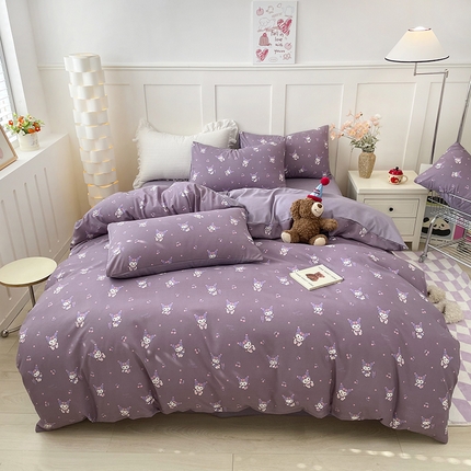 91家纺网 家纺一手货源 找家纺 （总）汣沐生活 2025新款针织棉印花款四件套