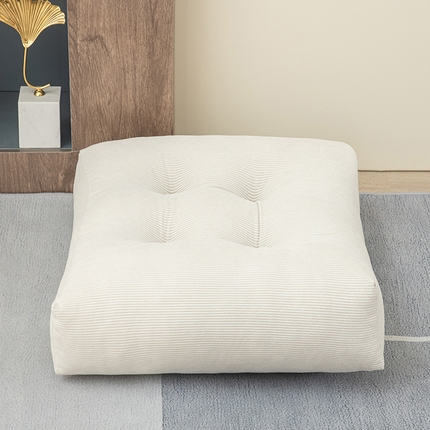 91家纺网 家纺一手货源 找家纺 （总）美达人 2025新款灯芯绒珍珠棉防水方形坐垫