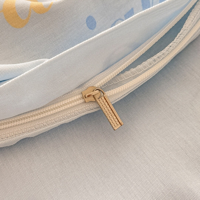 91家纺网 家纺一手货源 找家纺 绵庭家纺 2025新款12868全棉套件单品系列二四件套 月亮兔