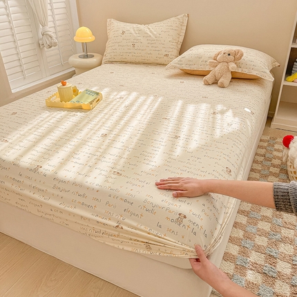 2025新款12868全棉套件单品系列二单床笠 旺仔派