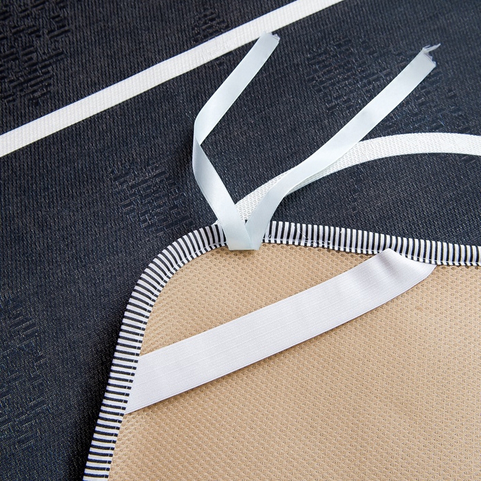 91家纺网 家纺一手货源 找家纺 宅部落 2025新款学生冰丝席单人宿舍席子凉席 Nice life 黑