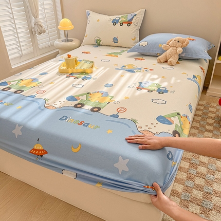 2025新款12868全棉套件单品系列二单床笠 太空旅行