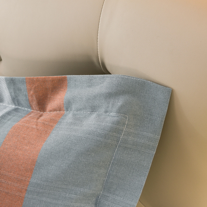 91家纺网 家纺一手货源 找家纺 润淳家居 2025新款老粗布三件套及单品 华锦格 灰