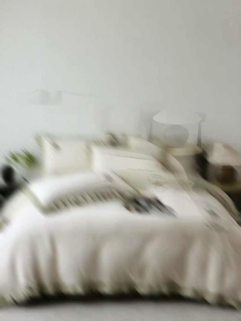 91家纺网 家纺一手货源 找家纺 （总）汣沐生活 2025新款亲肤绣花花边四件套