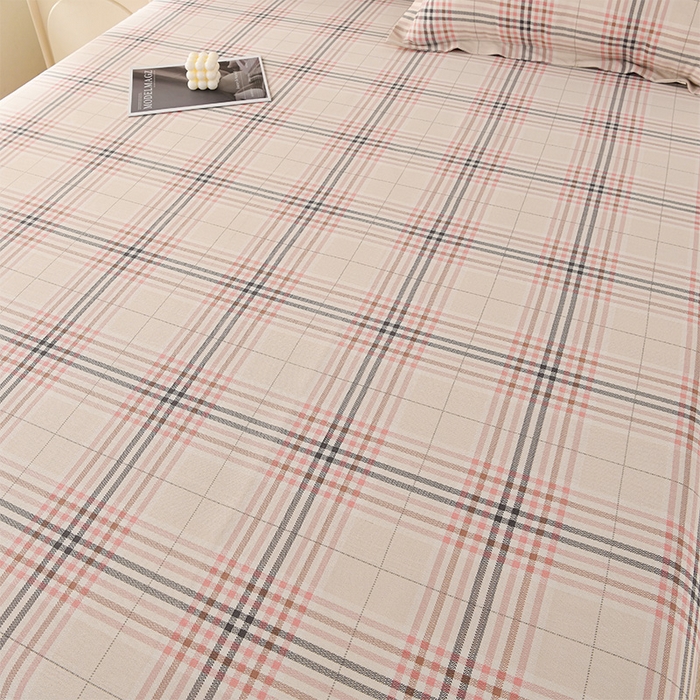 91家纺网 家纺一手货源 找家纺 润淳家居 2025新款老粗布三件套及单品 爱尚格 粉