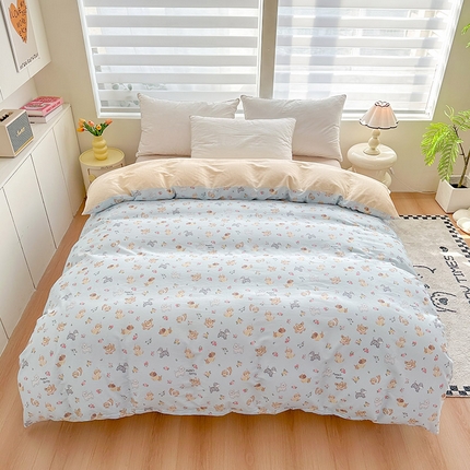 91家纺网 家纺一手货源 找家纺 （总）绵庭家纺 2025新款12868全棉套件单品系列二单被套