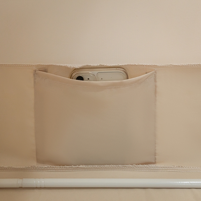 91家纺网 家纺一手货源 找家纺 锦逸家居 2025新款坐床式防摔遮光蚊帐 微笑人生-不遮光