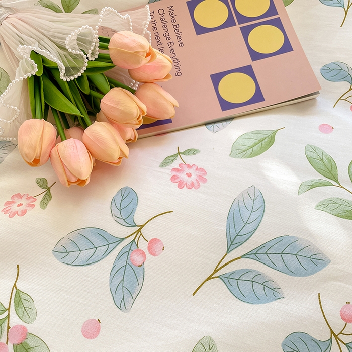 91家纺网 家纺一手货源 找家纺 世爵2025春夏新款全棉纯棉印花系列单床单 床单单件 花样年华