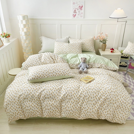 91家纺网 家纺一手货源 找家纺 （总）汣沐生活 2025新款针织棉印花款四件套