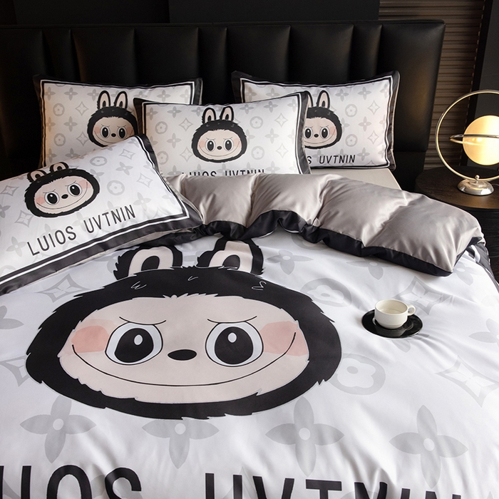 91家纺网 家纺一手货源 找家纺 （总）2025新款水洗真丝数码印花四件套