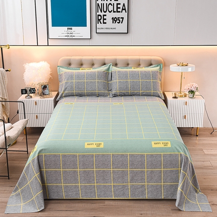 润淳家居 2025新款老粗布三件套及单品 happy格