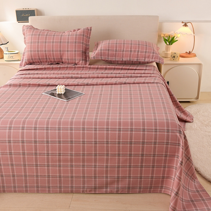 91家纺网 家纺一手货源 找家纺 润淳家居 2025新款老粗布三件套及单品 格调爱雅