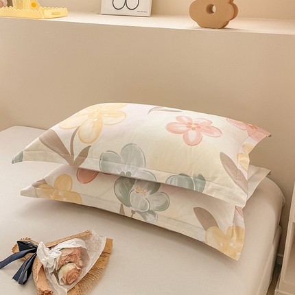 91家纺网 家纺一手货源 找家纺 （总）绵庭家纺 2025新款12868全棉套件单品系列二单枕套