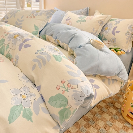 91家纺网 家纺一手货源 找家纺 （总）绵庭家纺 2025新款12868全棉套件单品系列二四件套