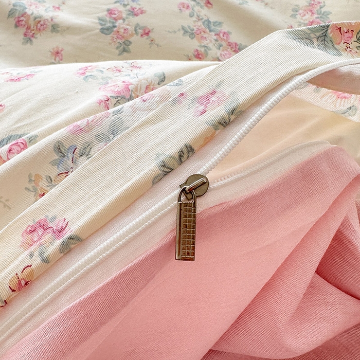 91家纺网 家纺一手货源 找家纺 绵庭家纺 2025新款12868全棉套件单品系列二单被套 若薇