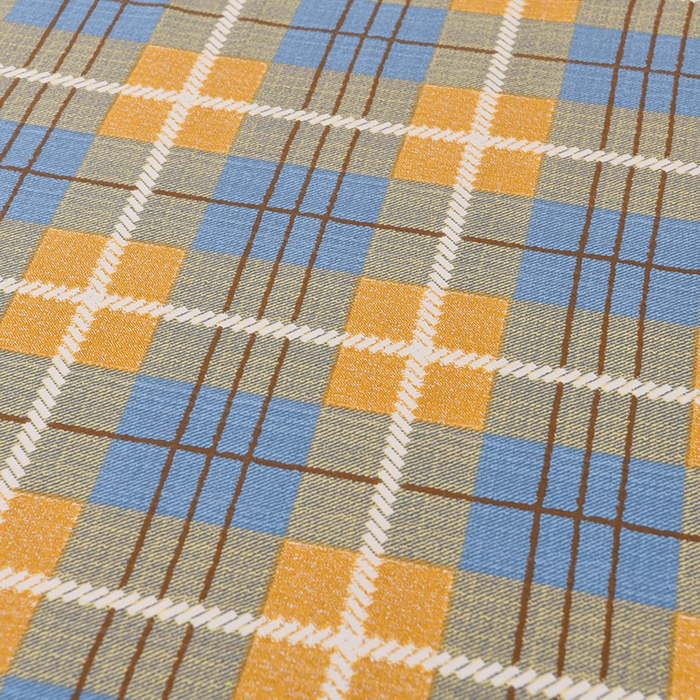 91家纺网 家纺一手货源 找家纺 润淳家居 2025新款老粗布三件套及单品 欢乐格 黄