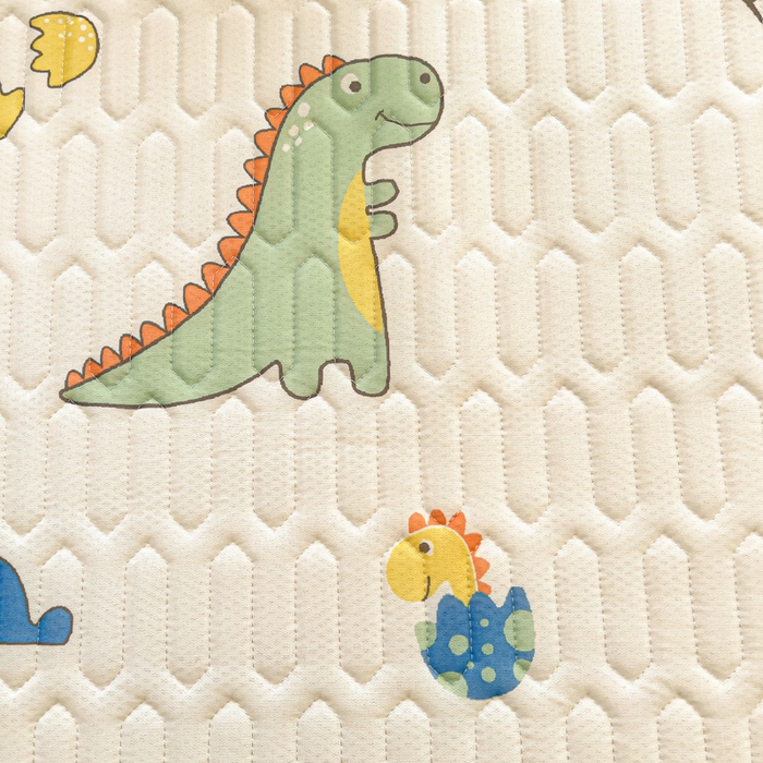 91家纺网 家纺一手货源 找家纺 富馨莱 2025新款A类凉感丝空气纤维凉席床笠款 小恐龙