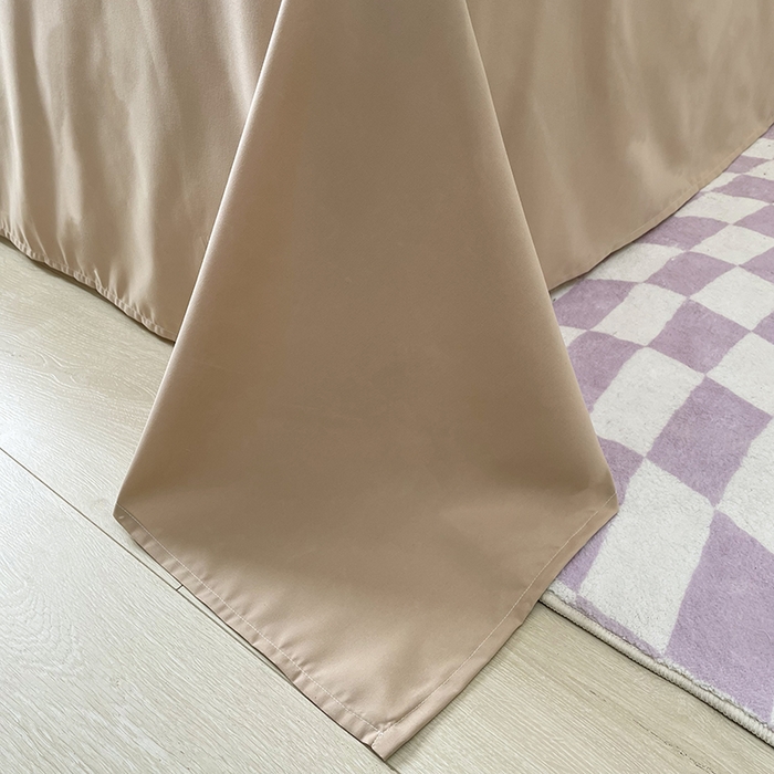 91家纺网 家纺一手货源 找家纺 汣沐生活 2025新款针织棉印花款四件套 小圆满