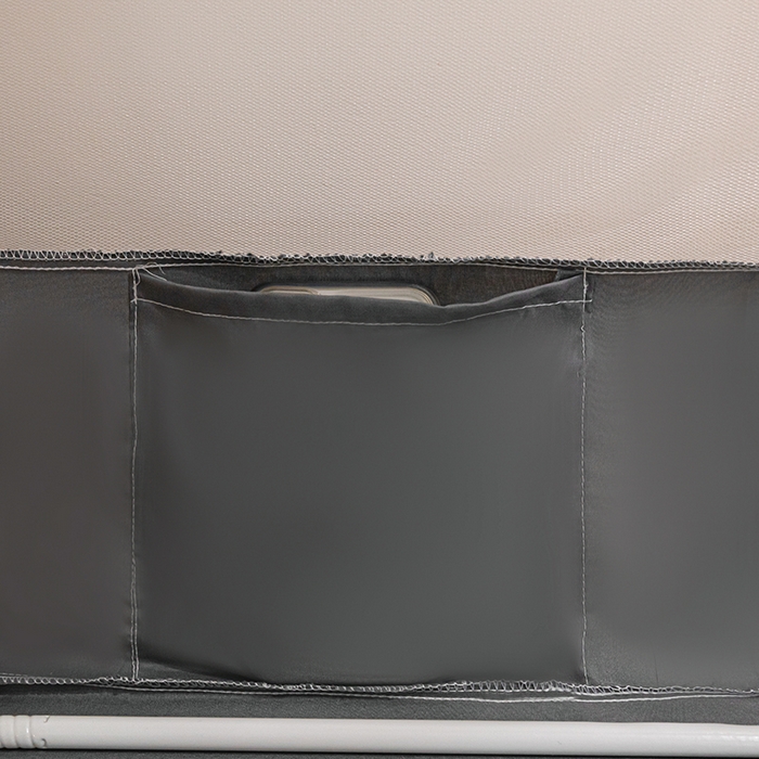 91家纺网 家纺一手货源 找家纺 锦逸家居 2025新款坐床式防摔遮光蚊帐 时尚英伦-遮光