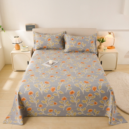 润淳家居 2025新款老粗布三件套及单品 叶知言 灰