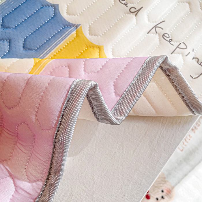 91家纺网 家纺一手货源 找家纺 （总）富馨莱 2025新款A类凉感丝空气纤维凉席学生款