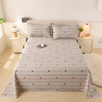 润淳家居 2025新款老粗布三件套及单品 心畔 灰