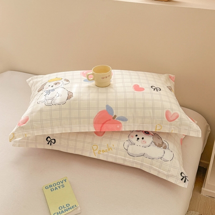 91家纺网 家纺一手货源 找家纺 （总）绵庭家纺 2025新款12868全棉套件单品系列二单枕套