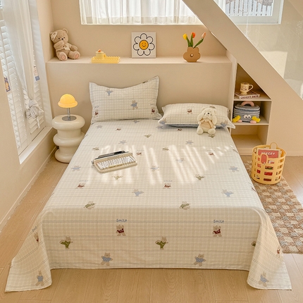 91家纺网 家纺一手货源 找家纺 （总）绵庭家纺 2025新款12868全棉套件单品系列二单床单