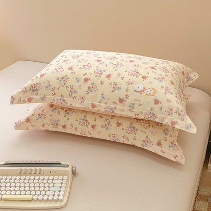 91家纺网 家纺一手货源 找家纺 （总）绵庭家纺 2025新款12868全棉套件单品系列二单枕套