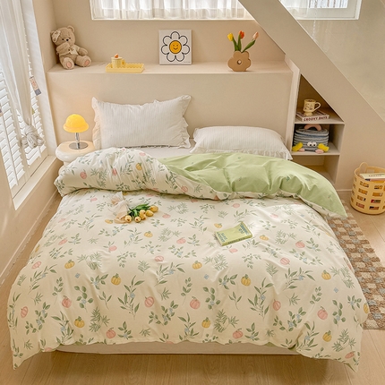 91家纺网 家纺一手货源 找家纺 （总）绵庭家纺 2025新款12868全棉套件单品系列二单被套