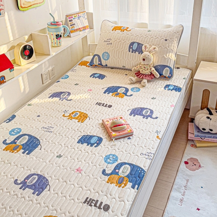 91家纺网 家纺一手货源 找家纺 （总）富馨莱 2025新款A类凉感丝空气纤维凉席学生款