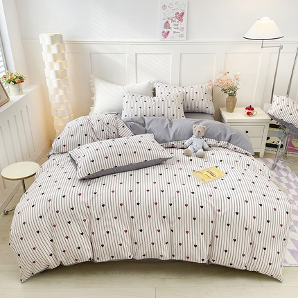 91家纺网 家纺一手货源 找家纺 （总）汣沐生活 2025新款针织棉印花款四件套