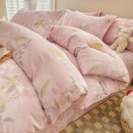 91家纺网 家纺一手货源 找家纺 （总）绵庭家纺 2025新款12868全棉套件单品系列二四件套