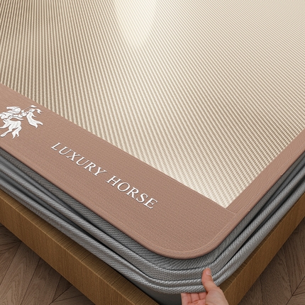 91家纺网 家纺一手货源 找家纺 （总）卡初2025新款夏季轻柔丝冰丝席-艾森特系列