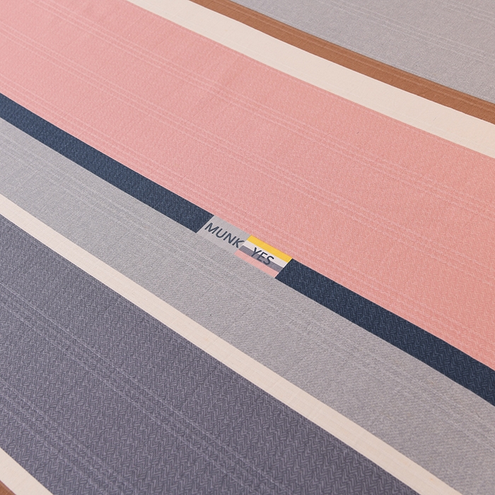 91家纺网 家纺一手货源 找家纺 润淳家居 2025新款老粗布三件套及单品 条致 粉