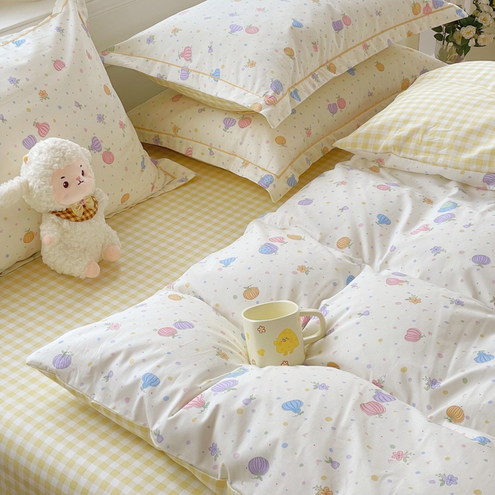 91家纺网 家纺一手货源 找家纺 铭博家纺 新款直播爆款网红全棉四件套13070印花吊边一字绣纯棉被套工艺款 星奈