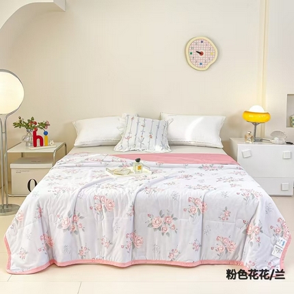 91家纺网 家纺一手货源 找家纺 （总）悦织湾家纺2025新款冰丝冰激凌夏被