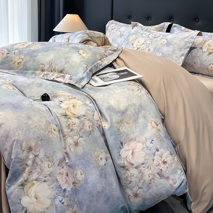 91家纺网 家纺一手货源 找家纺 （总）金梦拉家纺 2025新款100%棉代尔天丝莱赛尔四件套