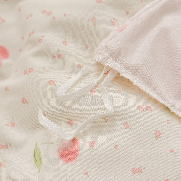 91家纺网 家纺一手货源 找家纺 绵庭家纺 2025新款12868全棉套件单品系列二四件套 樱桃甜宠