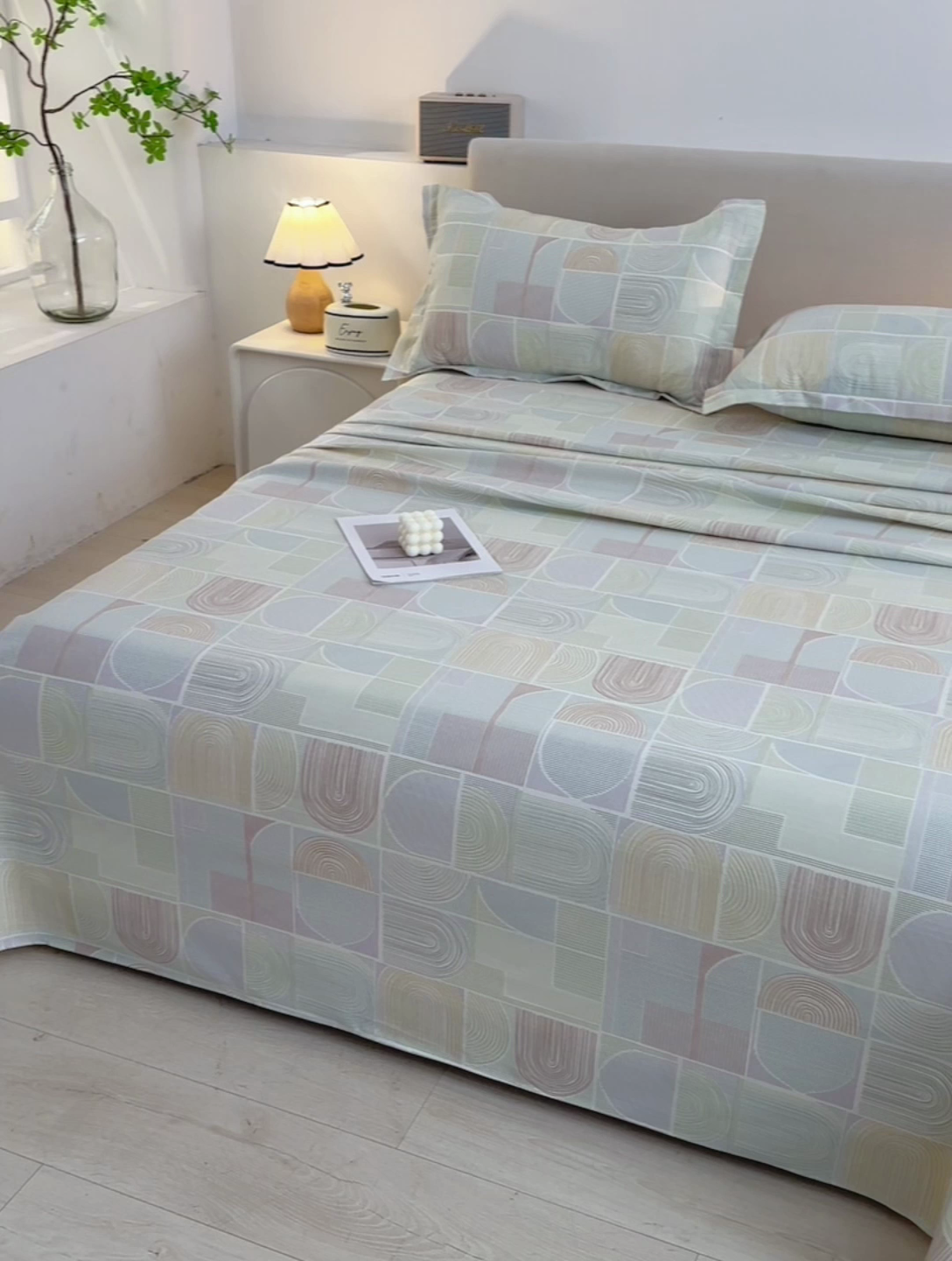 91家纺网 家纺一手货源 找家纺 润淳家居 2025新款老粗布三件套及单品 布兰迪