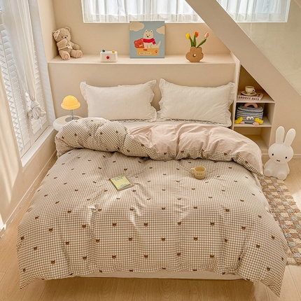 91家纺网 家纺一手货源 找家纺 （总）绵庭家纺 2025新款12868全棉套件单品系列二单被套