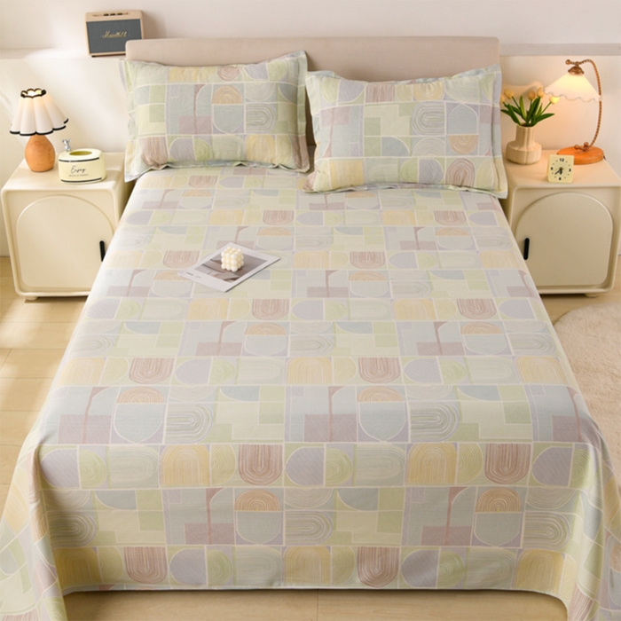 91家纺网 家纺一手货源 找家纺 润淳家居 2025新款老粗布三件套及单品 布兰迪