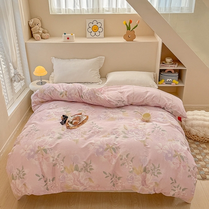 91家纺网 家纺一手货源 找家纺 （总）绵庭家纺 2025新款12868全棉套件单品系列二单被套