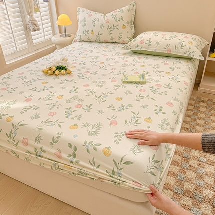 2025新款12868全棉套件单品系列二单床笠 轻婉花语