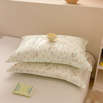 91家纺网 家纺一手货源 找家纺 （总）绵庭家纺 2025新款12868全棉套件单品系列二单枕套