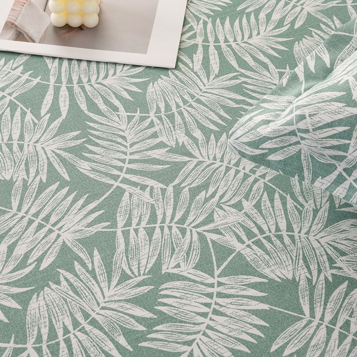 91家纺网 家纺一手货源 找家纺 润淳家居 2025新款老粗布三件套及单品 梦幻叶