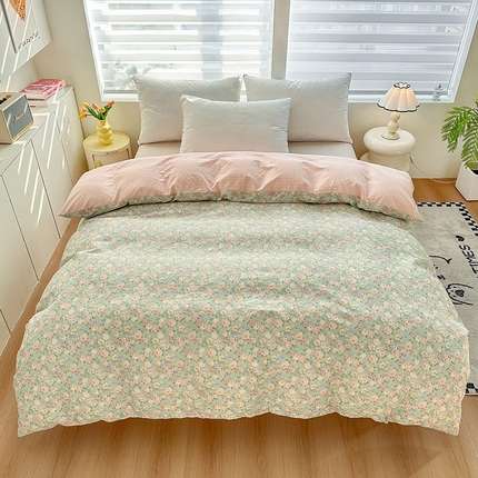 91家纺网 家纺一手货源 找家纺 （总）绵庭家纺 2025新款12868全棉套件单品系列二单被套